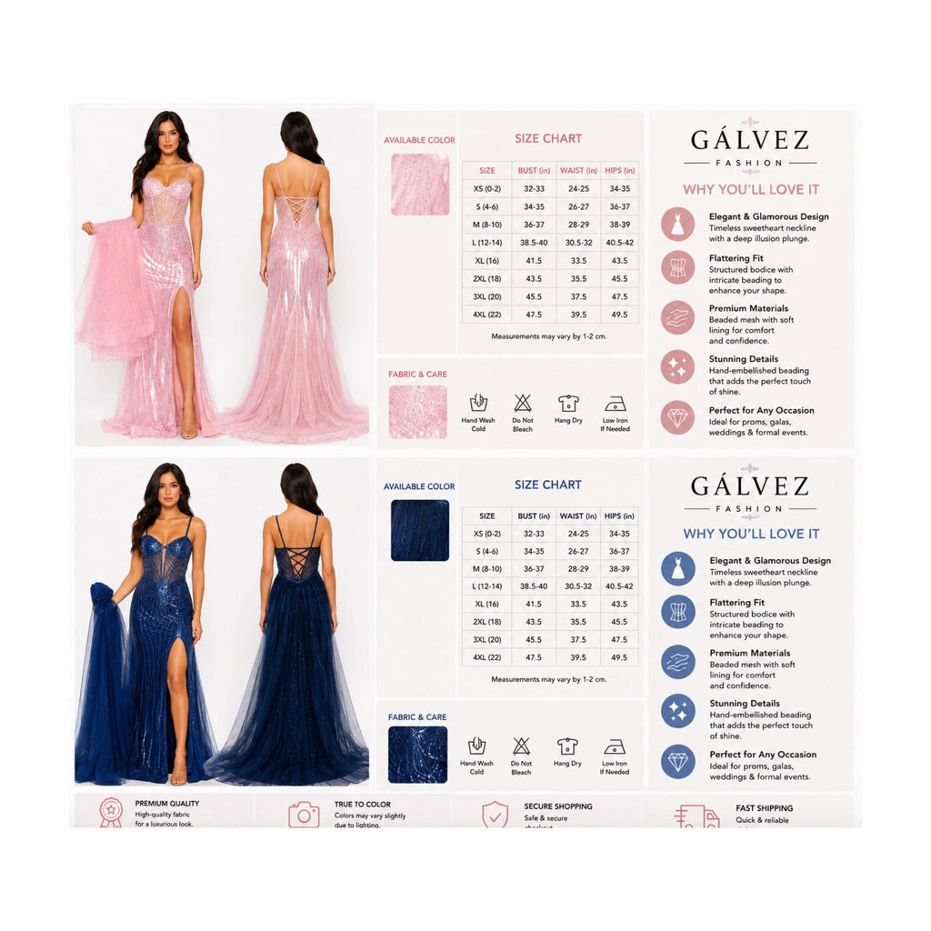 High Couture-HC1002 Elegant Women's Casual-Formal Dress for All Occasions with Moisturizing & Skin Repair Benefits Womenswear Everyday