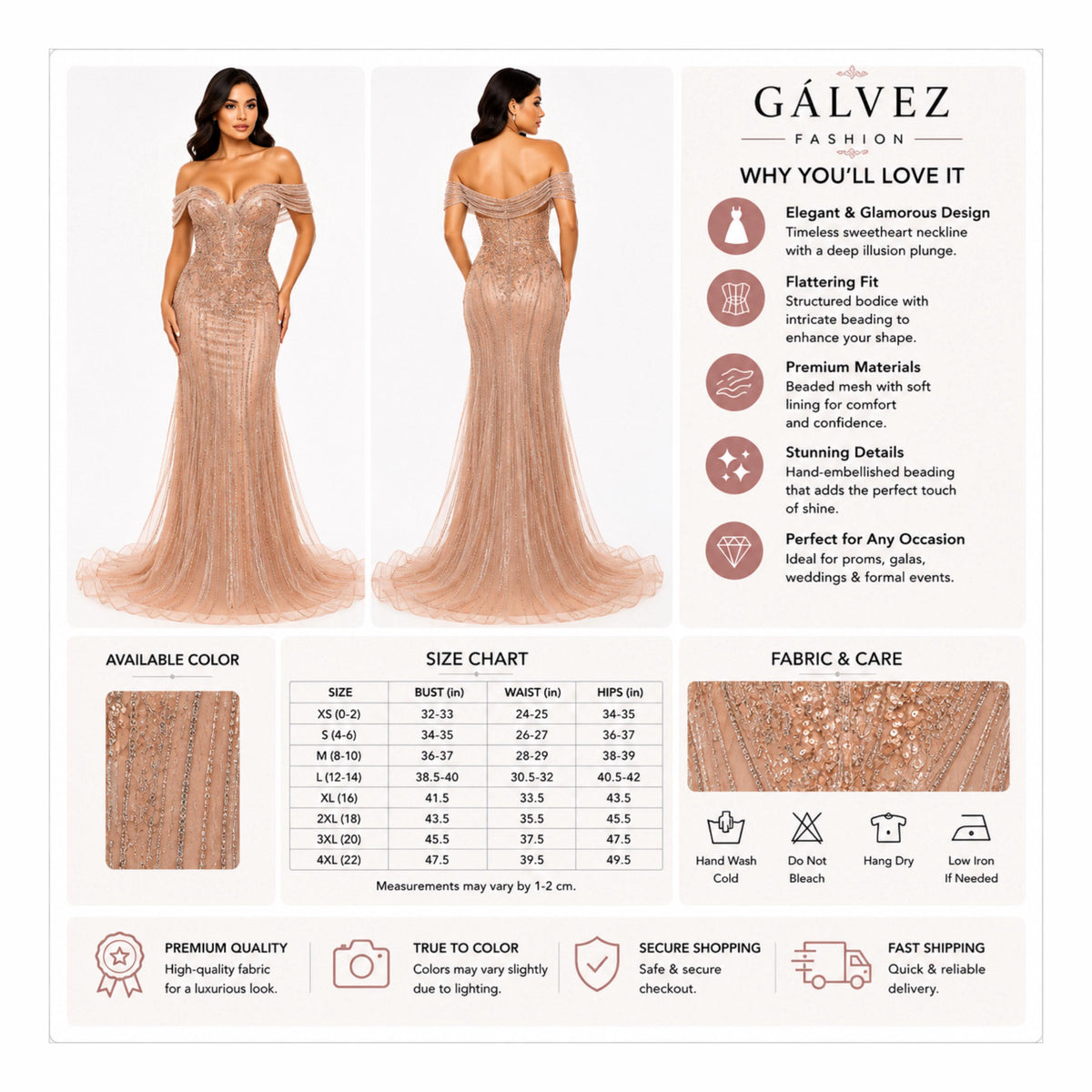 Lenovia-8523 Elegant Off Shoulder Mermaid Prom Dress, Beaded Corset Evening Gown, Formal Wedding Guest Dress, Gala & Special Occasion Gown