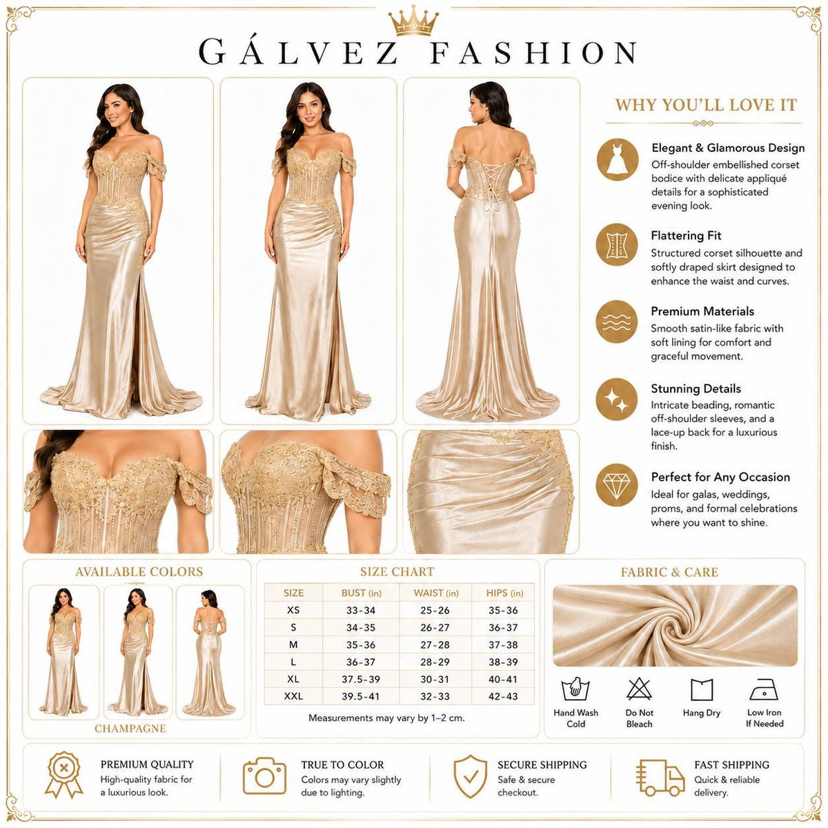 Cindy 50520 Elegant Off-the-Shoulder Evening Gown with Ruched Detail and High Slit for Formal Events Navy Womenswear