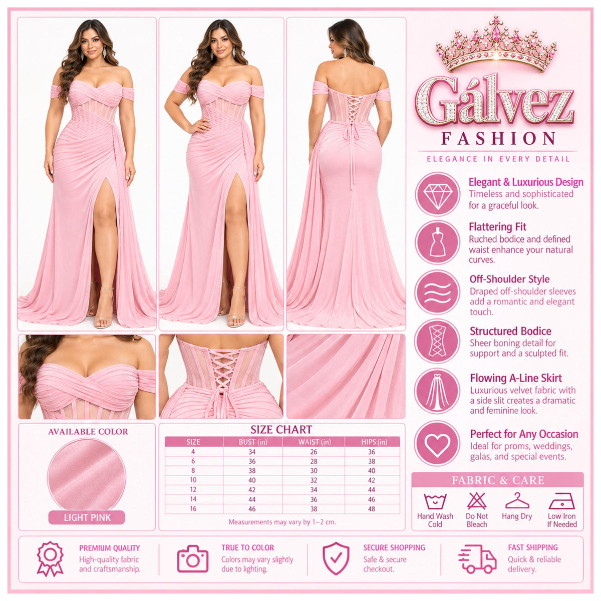 Adora-3405 Women's Elegant Off Shoulder Sweetheart Neckline Formal Maxi Dress with Sheer Boned Corset Bodice, Lace Up , Ruched Draped Waist