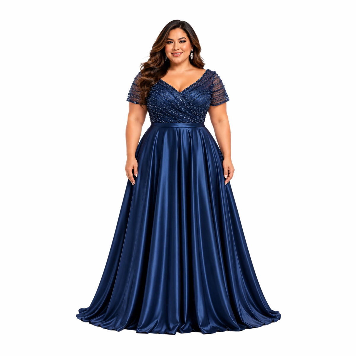 Cindy-50533 Elegant Long Dress with Off-Shoulder Design and Flowing Skirt for Special Occasions Formal Womenswear Elegance